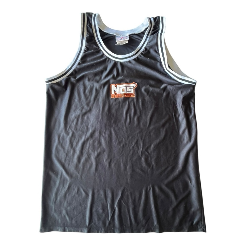 Vintage NOS Energy Drink Tank Top, XL Y2K MX Moto Monster Red Bull